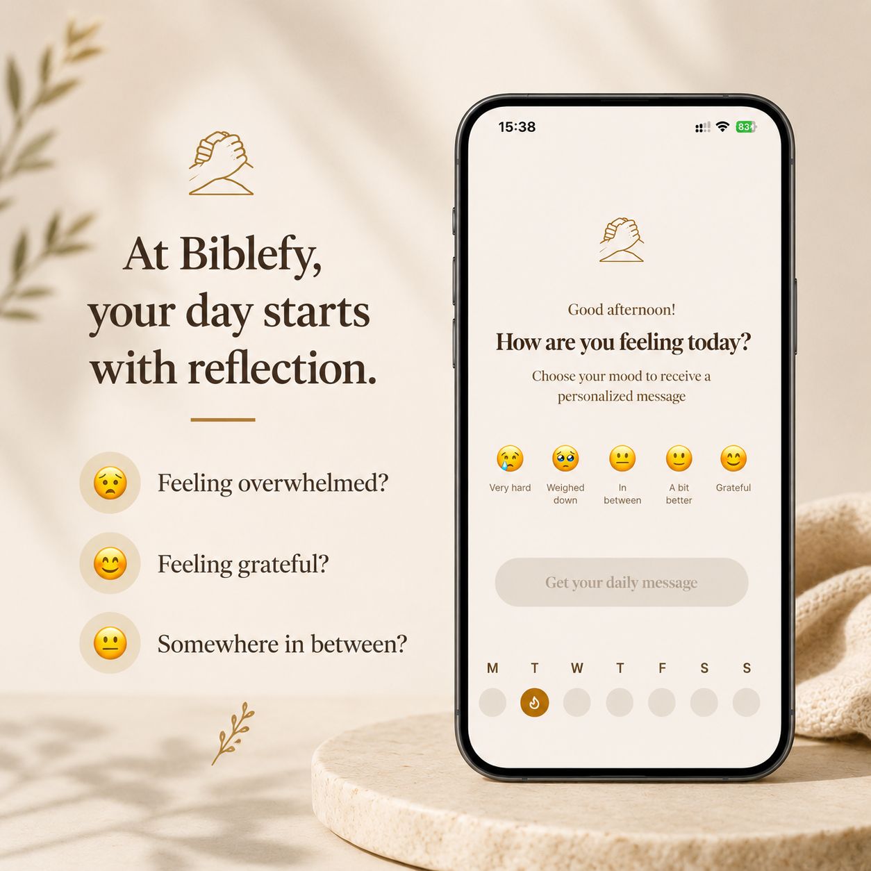 Biblefy daily check-in 1